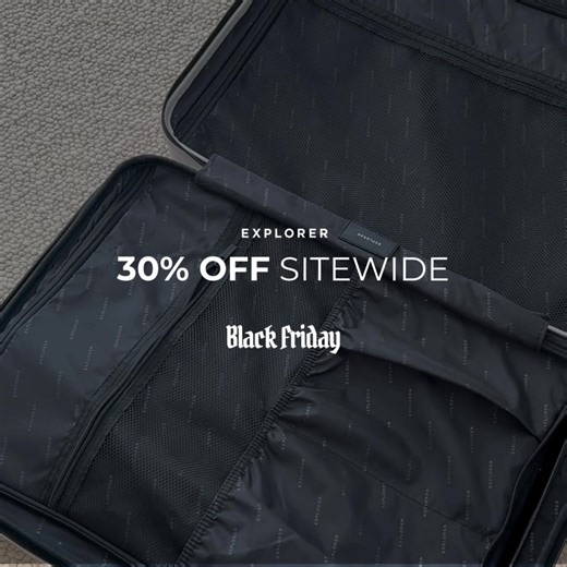 𝐋𝐀𝐒𝐓 𝐂𝐇𝐀𝐍𝐂𝐄 ⏳ 𝟑𝟎% 𝐎𝐅𝐅 Our biggest sale ever is almost over. Travel never looked so good 🔥 Shop now. | Explorer Luggage