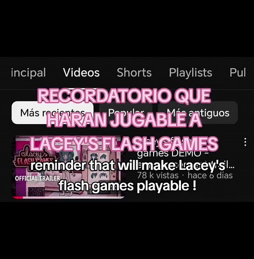 Lacey's Flash Games and Wardrobe Update