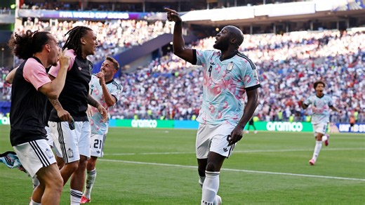 Lukaku just happy to be at World Cup after tough season with Napoli