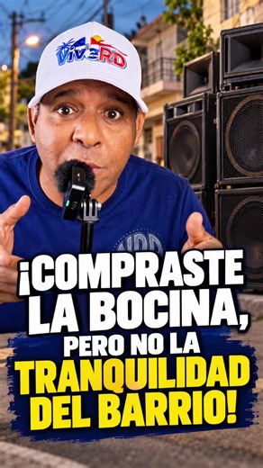 ¡COMPRaste LA BOCINA, pero no la tranquilidad del barrio. | mi barrio