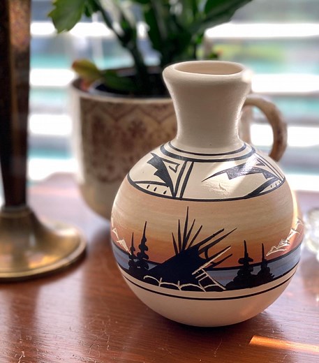 Navajo Native American Pottery Vase - Etsy