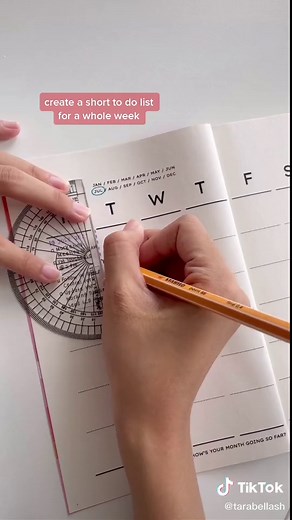 How I keep things organized ✏️ #fyp #todolist #plannerinspiration