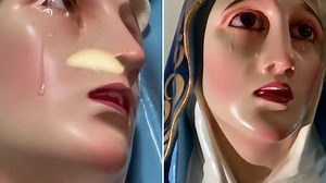 Virgin Mary statue ‘starts crying' with tears rolling down her cheeks