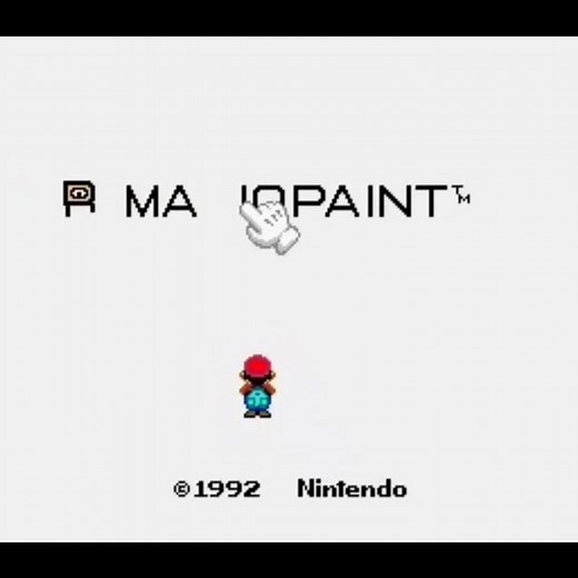 Mario Paint Letter R Reversed and Slowed -0.60x