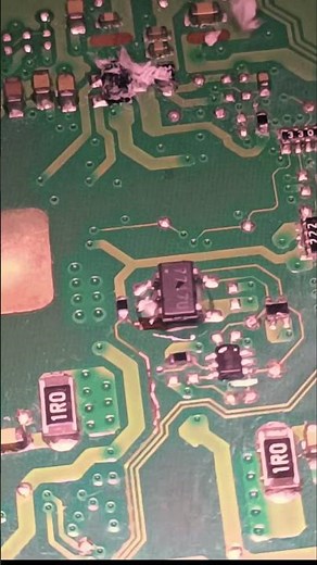 burning ic #repair #soldering