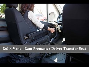 Ram Promaster Wheelchair Accessible Driver Transfer Seat