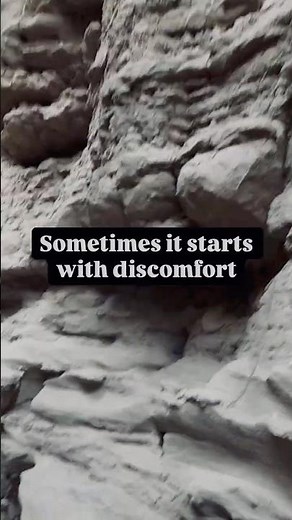 Not all change starts with hope, some starts with discomfort #selfimprovement #change #mentalhealth