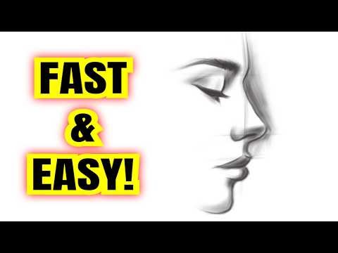 Master Side Profile Drawing With This Method | EASY TUTORIAL | How to Draw a Side Face Easily