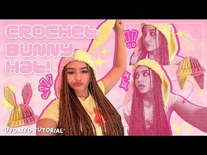 a *updated* crochet bunny hat tutorial ꒰ᐢ. .ᐢ꒱♡ ...3 years later