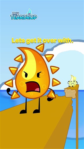 Epic fight of Sundrop and Jockdrop :0 #objectshowcommunity #bfdi #objectshow