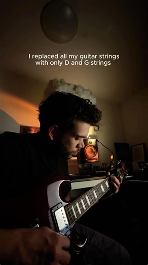 This Guitar Has Only D & G Strings...