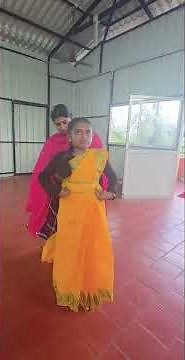How to Wear Bharatanatyam Stitched Practice Saree | Easy to Learn #Mathinadanalayam #dancer