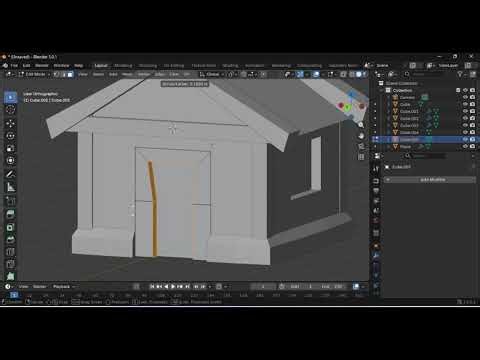 Creating a Basic House in Blender | My first 3D model
