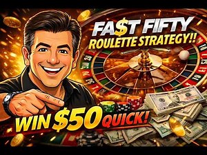 FAST 50 Roulette Strategy | Win $50 FAST & Quit Smart (Before You Go Back To Casino!)