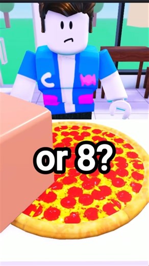 4 pieces or 8? #roblox #robloxanimation #shorts