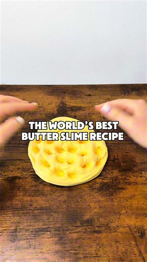 Making butter slime without activator #slimes #makingslime | how to make slime