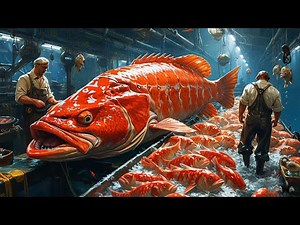 Norwegian fishermen catch hundreds of tons of cod, red perch this way every day - Alaska Salmon Nets