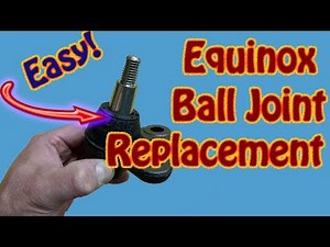 How to Replace Ball Joints On a Chevy Equinox - GMC Acadia \\ GMC Terrain Ball Joint Replacement