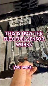 THIS IS HOW THE FLEX FUEL SENSOR WORKS#FlexFuel #E85 #TuningLife #1WorldUnderCars #fypシ #driftcar