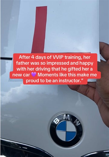 Proud Instructor Celebrates Student's Driving Success