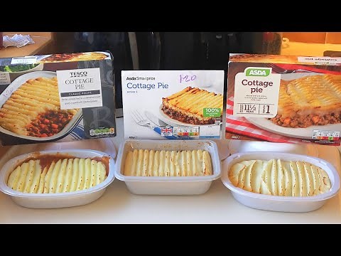 TESCO Vs ASDA Smart Price Cottage Pie | Comparison | Food Review