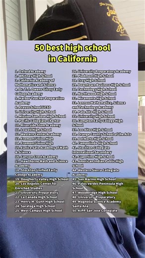 The Best High Schools in California! #omg #viralcontent #usa #usareels | Chris Tuck