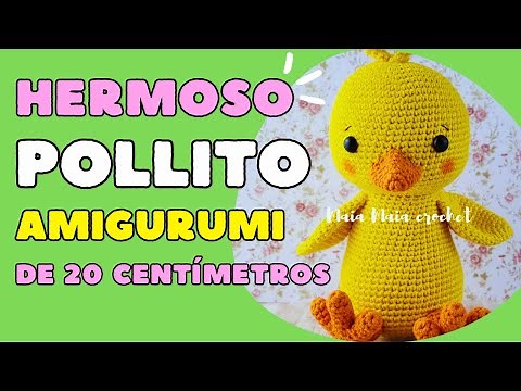 How to crochet a chick step by step | part 1 | tutorial in Spanish with written instructions