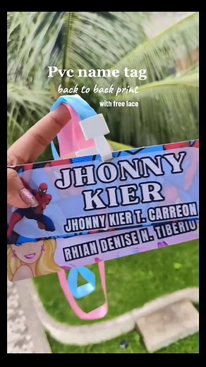 @Eloisa @Eloisa @Eloisa pvc name tag back to back print with free lace for only 100 pesos mommy and kung gusto ninyo ng ibang cartoon character feel free to message the seller #nametag #pvcnametags #pvcnametag #nametags #nameplate #nameplates #pvcnameplate
