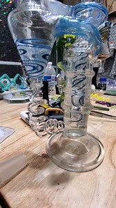 I make water slides for bubbles. | Sno Glass