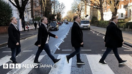 「アビイ･ロード」の写真から50年　今も横断歩道で大勢が撮影 - BBCニュース