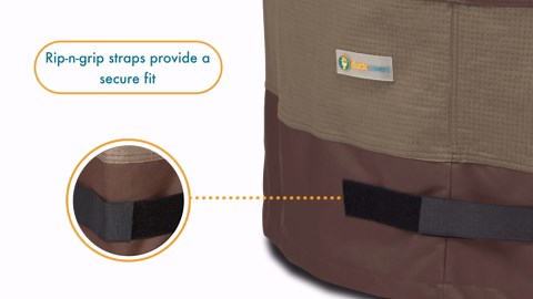 Classic Accessories Duckcovers Ultimate 36 in. Round Fire Pit Cover UFPR3620