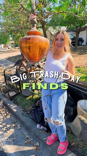 Typsy Flypsy | Finds & Flips | Quirky Home Decor on Instagram: "Big Trash Day Finds!!!! 😱 . #bigtrashday #furnitureflip #vintage #thrifter"