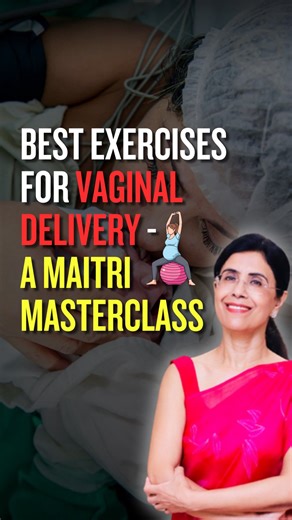 Maitri | Dr Anjali Kumar | 💬 Comment “Exercise” and we’ll share the YouTube link for “Exercises for an Easy Vaginal Birth” with you. Normal delivery or a caesarean... | Instagram