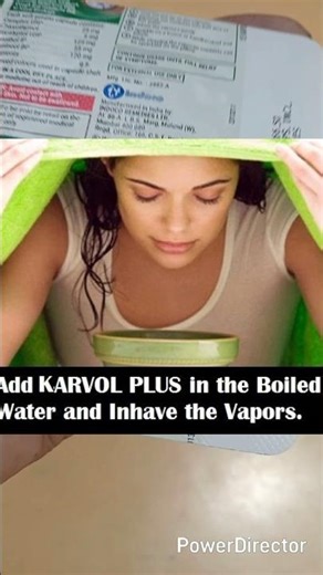 Karvol Plus | Steam vapour | Steam Inhalation #short #ytshorts