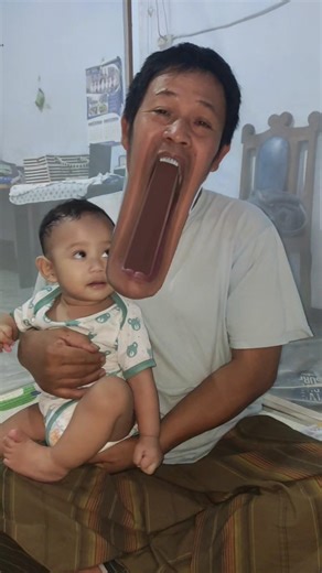 takut kemakan papi #shorts #funny