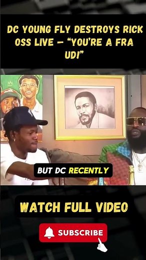 DC Young Fly DESTROYS Rick Ross LIVE PART 3