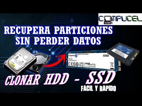 COMO CLONAR UN HDD EN SSD SIN REINSTALAR / COMO RECUPERAR PARTICIONES PERDIDAS SIN PERDER DATOS ✅