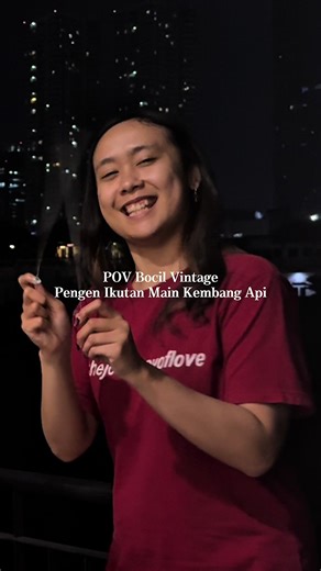 Badan tua jiwa bocil, izin 🙏 HAPPY NEW YEAR ALL!!! 🫰🏻🙏🎇 #newyear #tahunbaru #tahunbaru2026