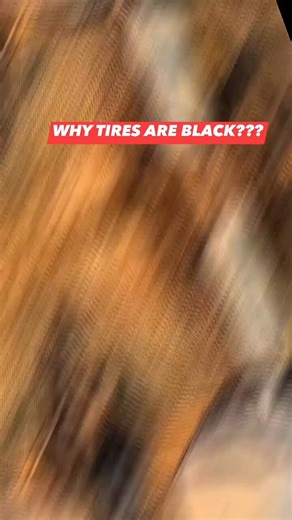 Rubber is white so why are tyres black?