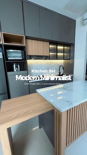 Modern Minimalist Kitchen Set Design Inspiration
