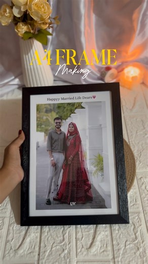 A4 frame making 🥰