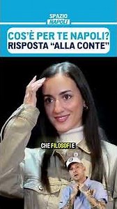 "Napoli è...": la risposta di Valeria Angione come Antonio Conte