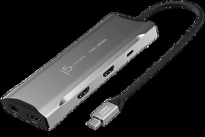 J5Create USB4 Multi monitor Dockningsstation 10 portar