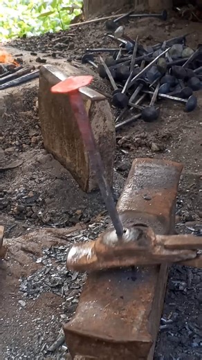 Blacksmith work short video 🔥 #blacksmith #shortvideo #nails