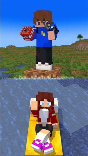 Daniel TNT Pool Jump 😭🧨 - Minecraft Animation #shorts