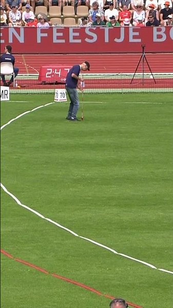 68.21m AND THE WIN 🚀 for Henrik Janssen in the men's discus throw at the FBK Games
