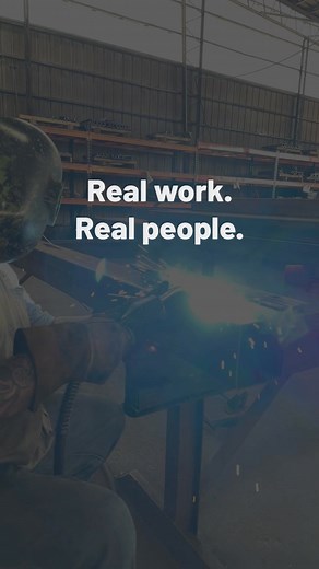 Real people. Real craftsmanship. Real quality control. All welded right here in America. | Worldwide Steel Buildings