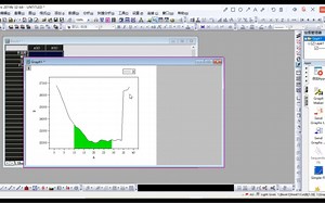 Origin曲线下部分区域填充颜色