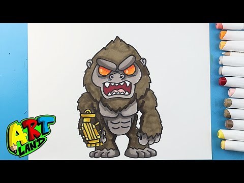 How to Draw Kong | Godzilla x Kong: The New Empire