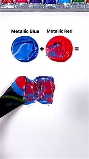 Weird color recipes #colormixing #paintmixing #colortheory #satisfyingart #asmr #asmrart #tapping